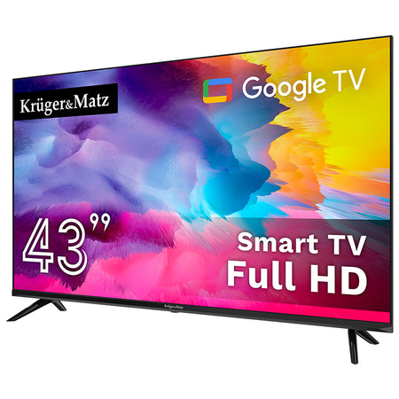 Televizor Smart Google TV Kruger Matz KM0243FHD-SA de 43 inch cu rezoluție Full HD