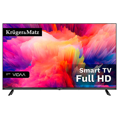 Televizor Smart VIDAA Full HD de 43 inch 108 cm KRUGER&MATZ KM0243FHD-V2