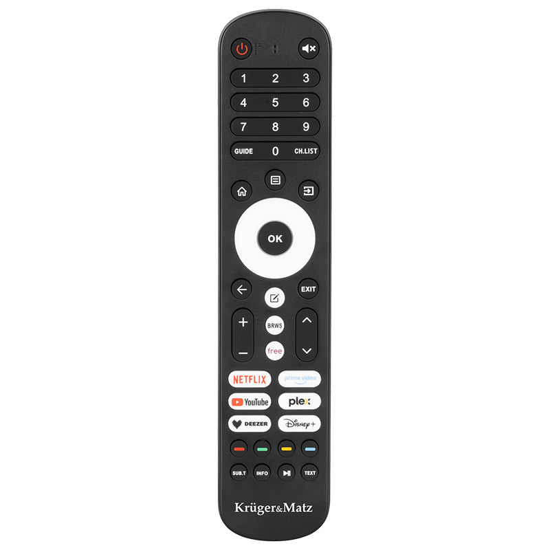 Televizor Smart Full HD de 43 inch cu sistem VIDAA Kruger Matz KM0243FHD-V3