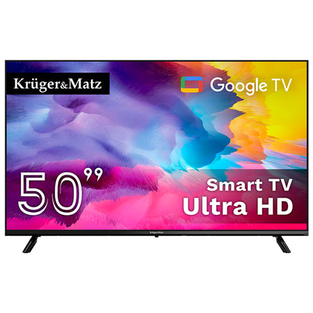 Smart TV 50 inch Ultra HD Google TV, D-LED, Wi-Fi Kruger Matz KM0250UHD-SA