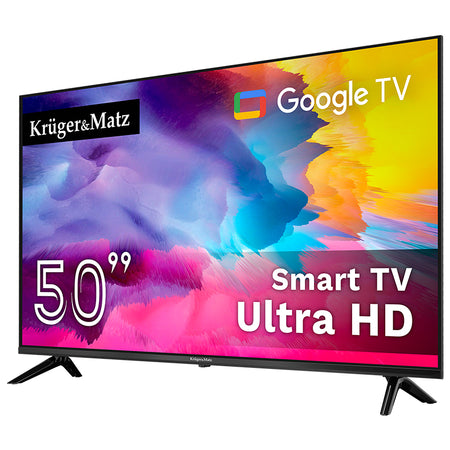 Smart TV 50 inch Ultra HD Google TV, D-LED, Wi-Fi Kruger Matz KM0250UHD-SA