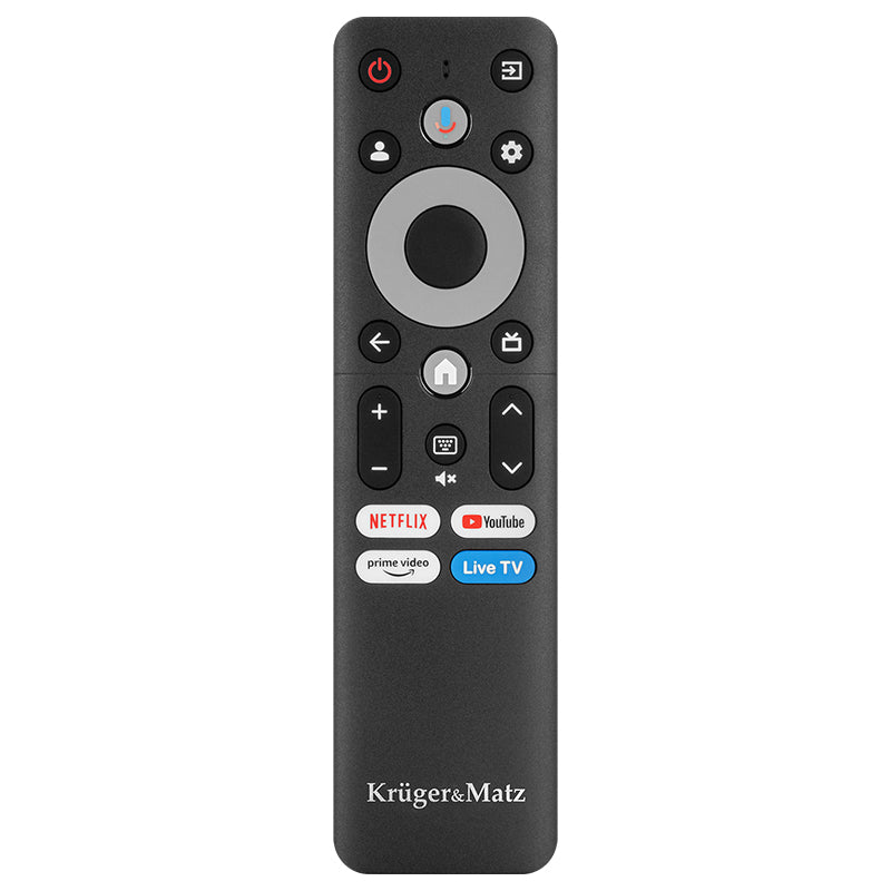 Televizor Smart Google TV Ultra HD 4K cu diagonala de 55 inch Kruger Matz KM0255UHD-G
