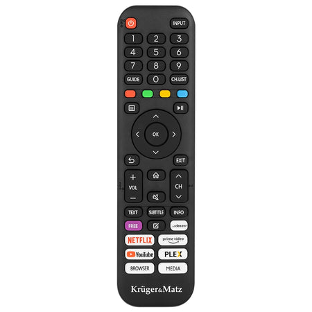 Televizor Smart Ultra HD 4K 55 inch cu sistem VIDAA Kruger Matz KM0255UHD-V