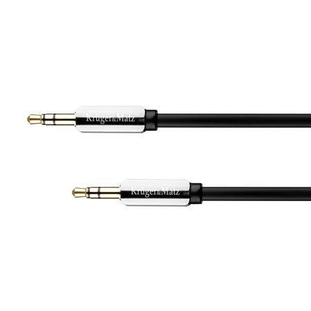 Cablu audio jack stereo tată-tată 3,5 mm de 3 m Kruger Matz KM0314
