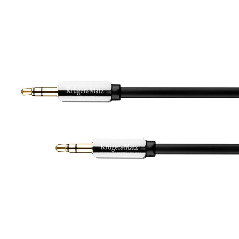 Cablu audio jack stereo tată-tată 3,5 mm de 3 m Kruger Matz KM0314