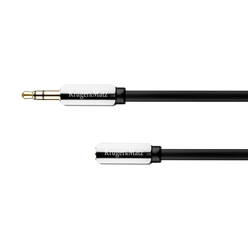 Cablu prelungitor jack stereo mamă - tată 3,5 mm de 3 m Kruger Matz KM0317