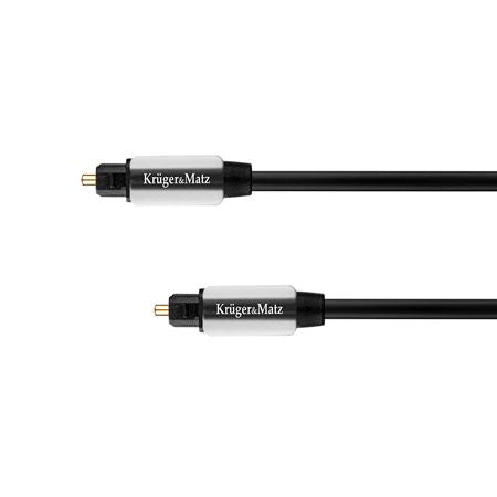 Cablu optic Toslink-Toslink de 1 m Kruger Matz KM0319