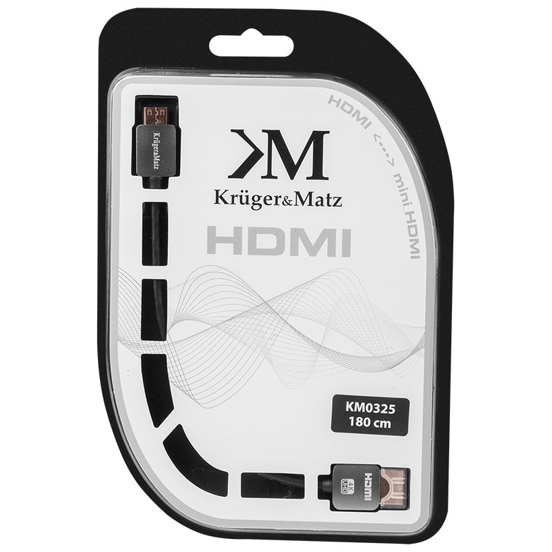 Cablu HDMI A - HDMI C cu lungime de 1,8 m Kruger Matz KM0325