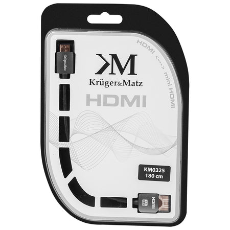 Cablu HDMI A - HDMI C cu lungime de 1,8 m Kruger Matz KM0325