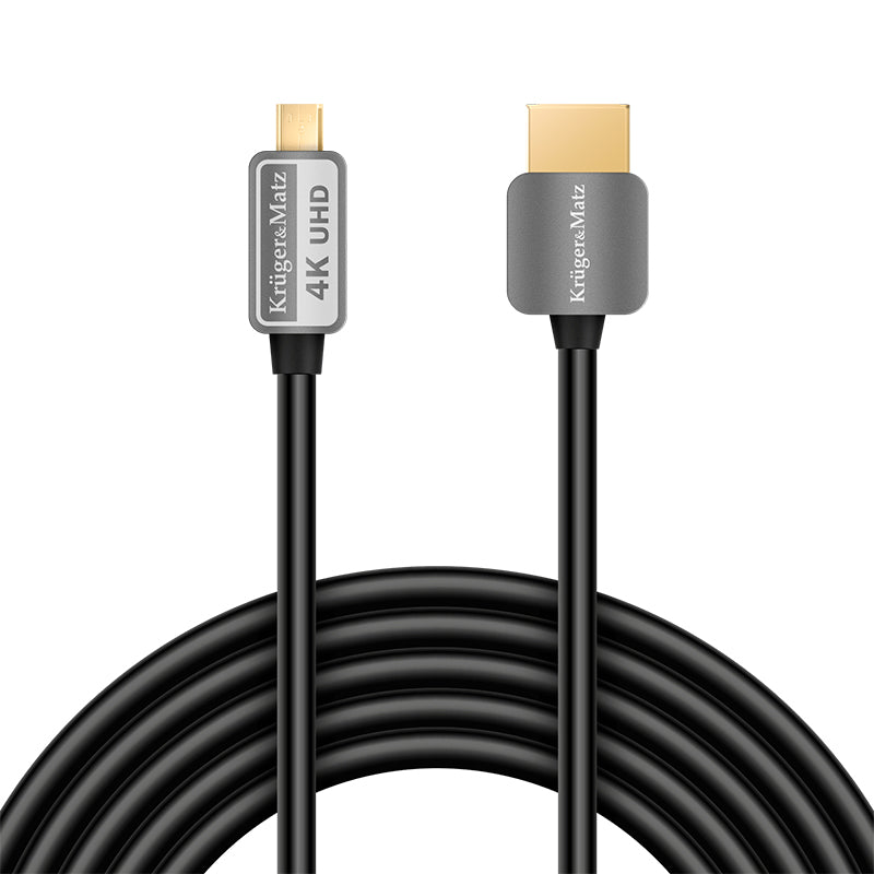 Cablu HDMI A - HDMI D de 1,8 m Kruger Matz KM0327