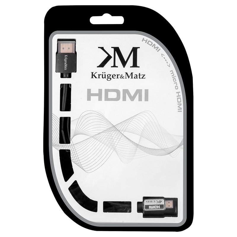 Cablu HDMI A - HDMI D de 1,8 m Kruger Matz KM0327