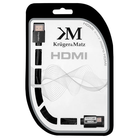 Cablu HDMI A - HDMI D de 1,8 m Kruger Matz KM0327