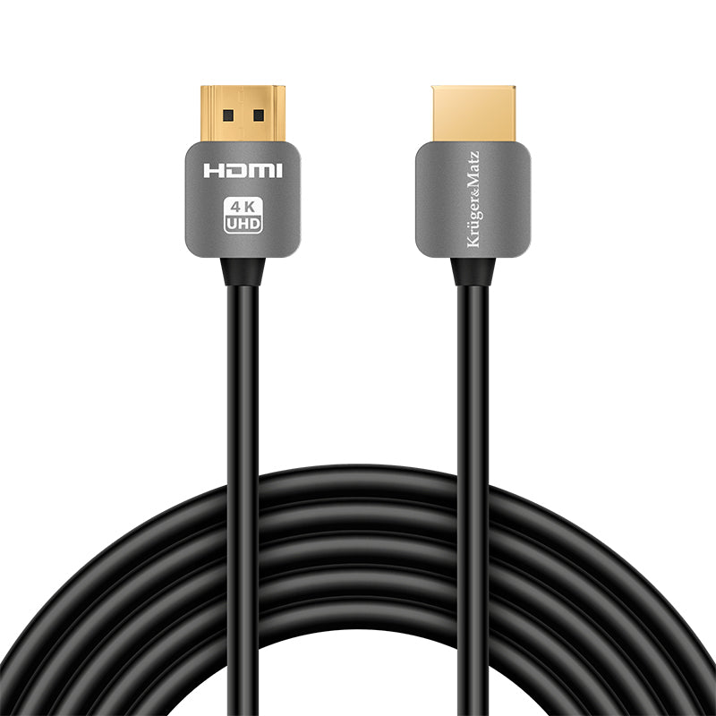 Cablu HDMI - HDMI cu suport 4K UHD de 1,8 m Kruger Matz KM0329