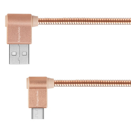 Cablu USB - USB tip C, lungime 1 m pentru încărcare și transfer de date Kruger Matz KM0361