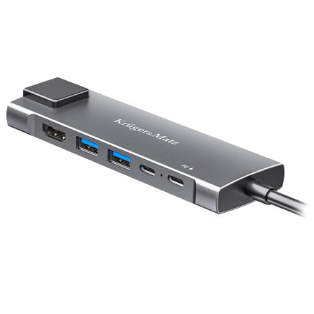 Adaptor hub USB Tip-C cu HDMI, 2× USB 3.0, USB-C și RJ45 Kruger Matz KM0391.2
