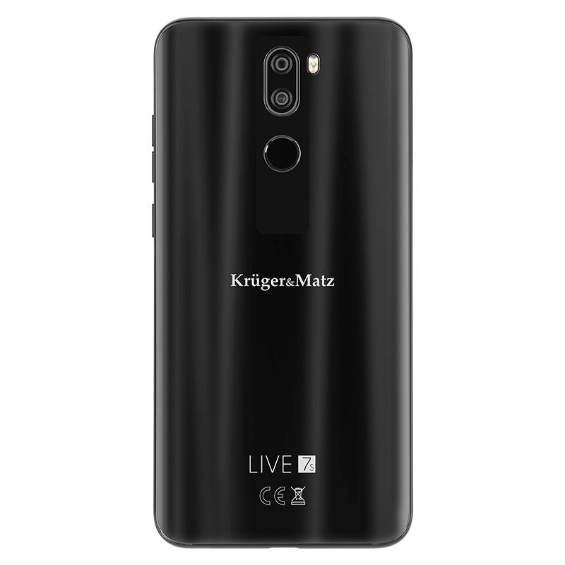 Smartphone Live 7S negru cu ecran de 6,18" Full HD+, 4 GB RAM și 64 GB memorie internă Kruger Matz KM0462-B