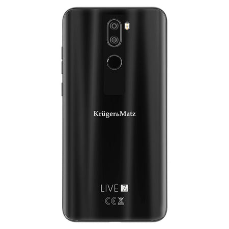 Smartphone Live 7S negru cu ecran de 6,18" Full HD+, 4 GB RAM și 64 GB memorie internă Kruger Matz KM0462-B