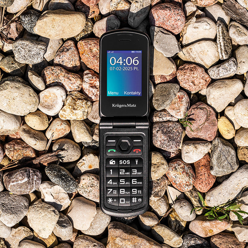 Telefon rugged flip IP68, dual SIM, USB-C, Kruger Matz KM0466