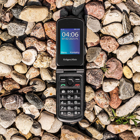 Telefon rugged flip IP68, dual SIM, USB-C, Kruger Matz KM0466