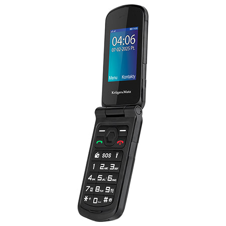 Telefon rugged flip IP68, dual SIM, USB-C, Kruger Matz KM0466