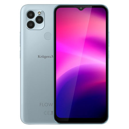 Smartphone FLOW 9 albastru cu ecran de 6,5 inci, 3 GB RAM și 32 GB memorie Kruger Matz KM0496-LB