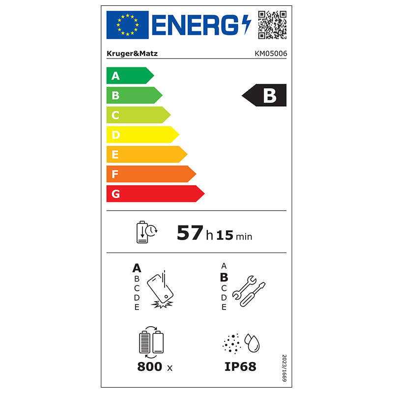 Smartphone Drive 11 rezistent IP68 cu ecran IPS de 6,56 inci la 90 Hz și baterie de 6500 mAh Kruger Matz KM05006