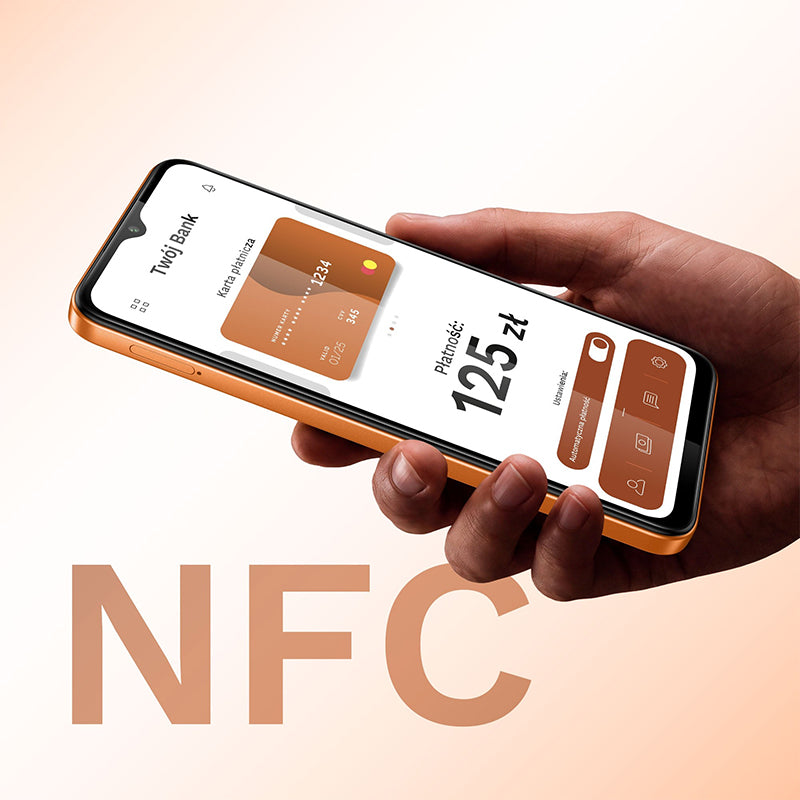 Smartphone Flow 12 cu ecran IPS de 6,56 inci, 4 GB/64 GB și baterie 5000 mAh, portocaliu Kruger Matz KM05007-OR