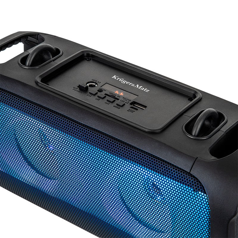 Boxă portabilă Music Box Go cu FM, Bluetooth 5.0 și funcție TWS Kruger Matz KM0559