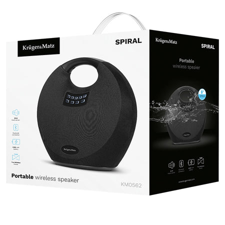 Difuzor wireless portabil 36W Spiral Kruger&Matz KM0562
