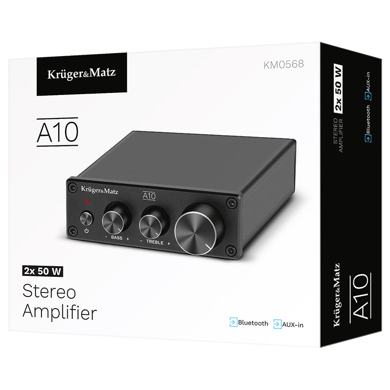Amplificator audio stereo 2x50W A10 Kruger&Matz KM0568