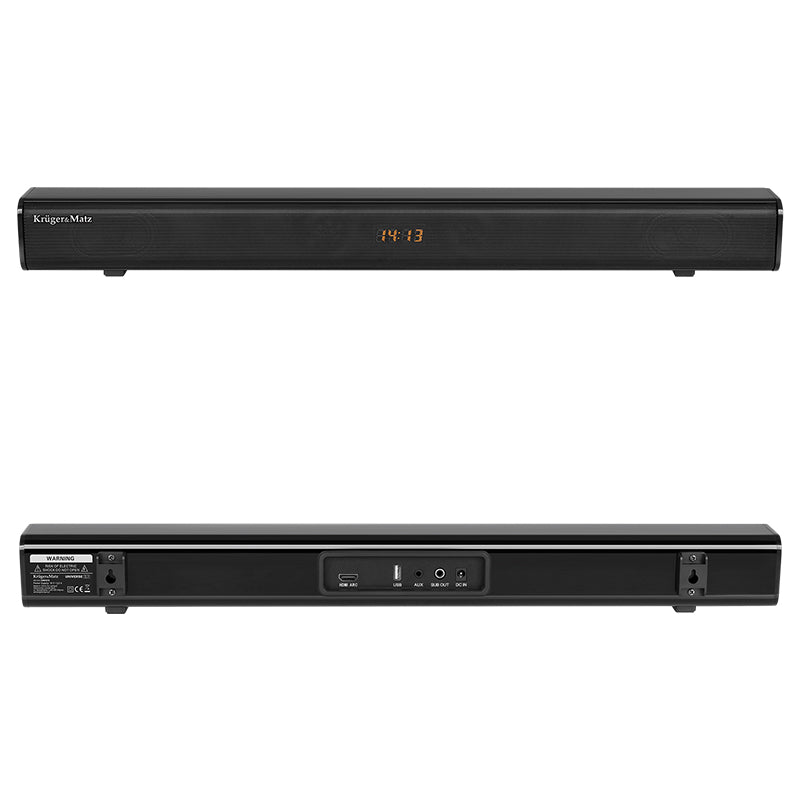 Sistem bară de sunet 2.1 cu subwoofer și Bluetooth 5.0 Kruger Matz KM0576