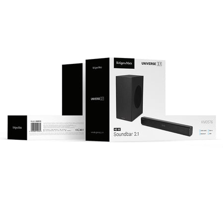 Sistem bară de sunet 2.1 cu subwoofer și Bluetooth 5.0 Kruger Matz KM0576