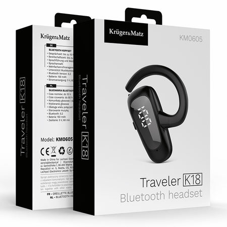 Headset bluetooth 5.2 K18 Kruger&Matz KM0605