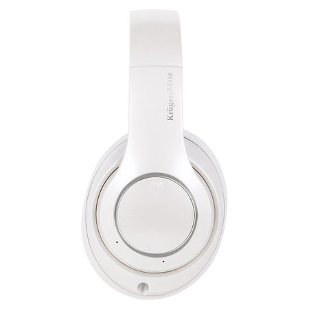Căști audio Bluetooth 5.0 Street 3 pliabile albe Kruger Matz KM0653