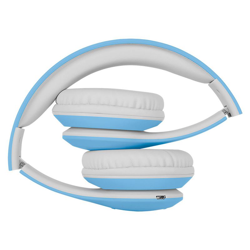 Căști audio Bluetooth STREET KIDS pentru copii albastre cu microfon Kruger Matz KM0656