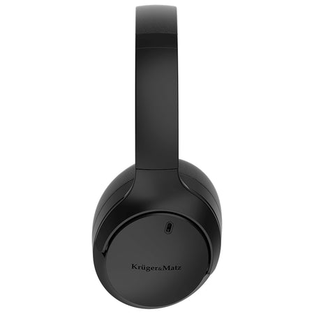 Căști wireless cu ANC Street 4 cu Bluetooth 5.4 și autonomie până la 60 de ore Kruger Matz KM0676-BK
