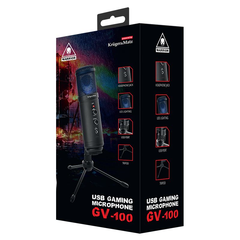 Microfon gaming / vlogging USB Kruger&Matz KM0765