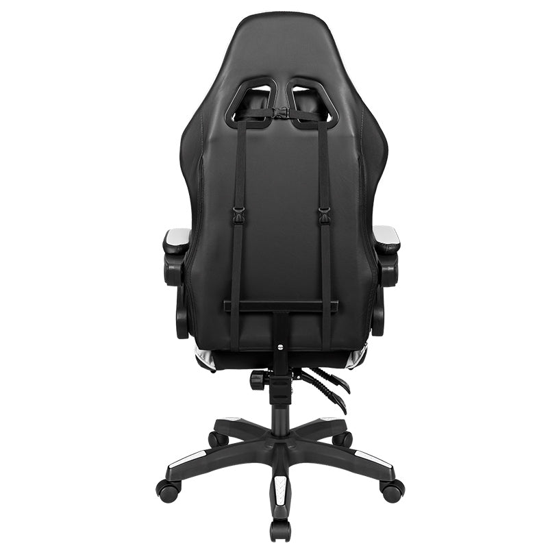Scaun gaming GX-150 cu spătar reglabil la 145° și tapițerie din piele ecologică Kruger Matz KM0790-BW