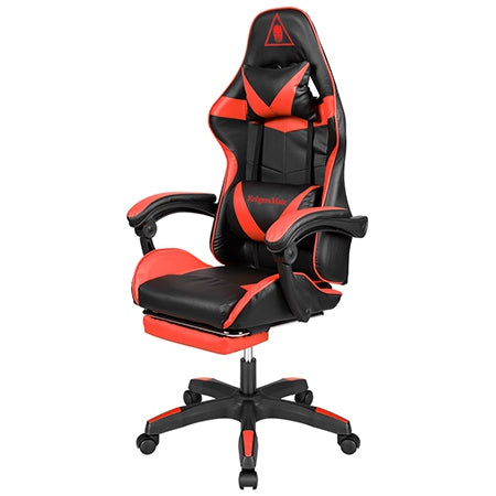 Scaun gaming GX-150 negru cu roșu din piele ecologică Kruger Matz KM0790-R