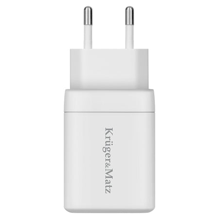 Încărcător rețea GaN 45W cu USB-C PD și USB-A QC Kruger Matz KM0856