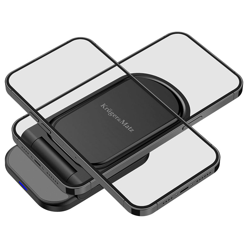 Suport încărcare inductivă USB / TypeC Kruger&Matz KM0858