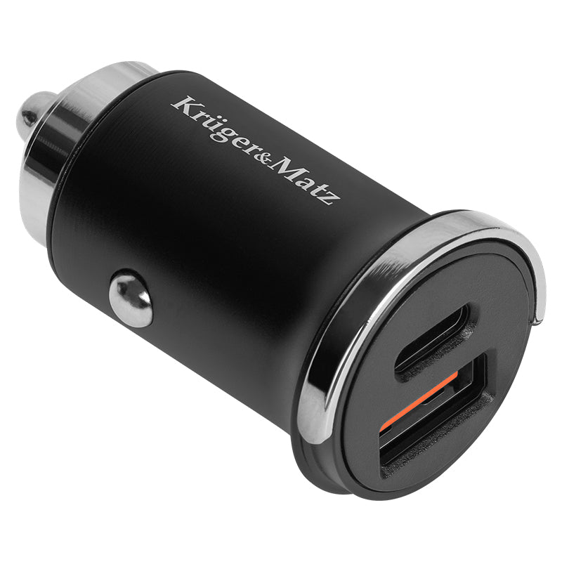 Încărcător auto USB / TypeC QC PD 30W Kruger&Matz KM0871