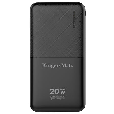 Baterie externă de 10.000 mAh Li-Poly cu QC și PD Kruger Matz KM0904