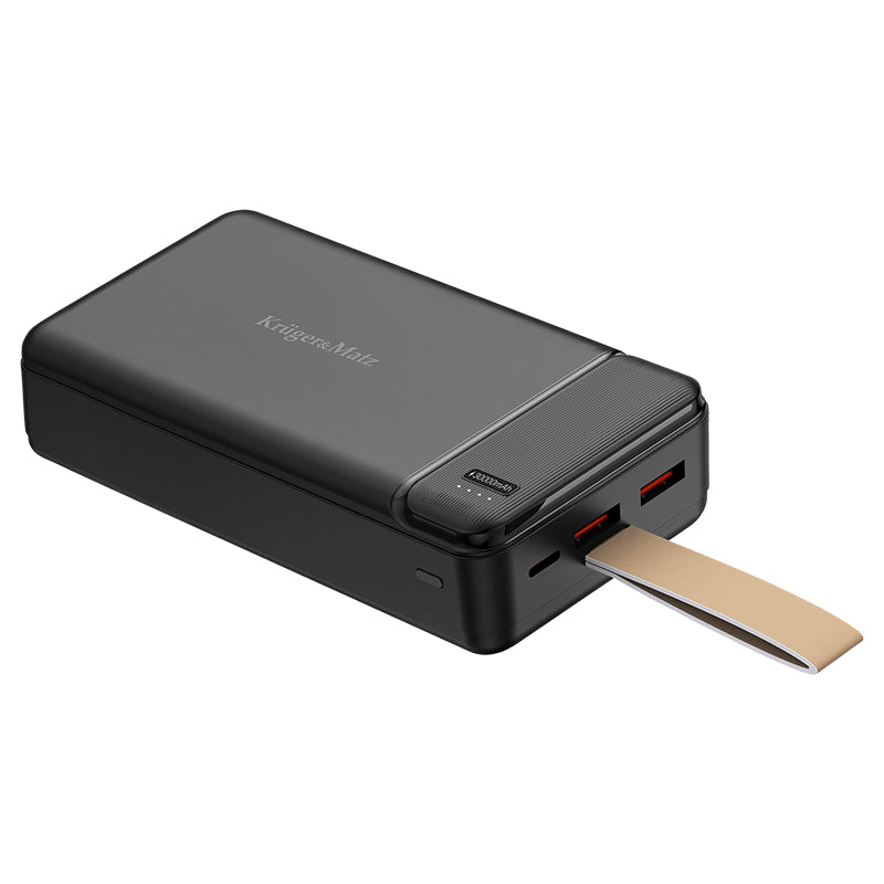 Baterie externă 30000 mAh Li-Poly cu USB-C și 2× USB-A Kruger Matz KM0907.1