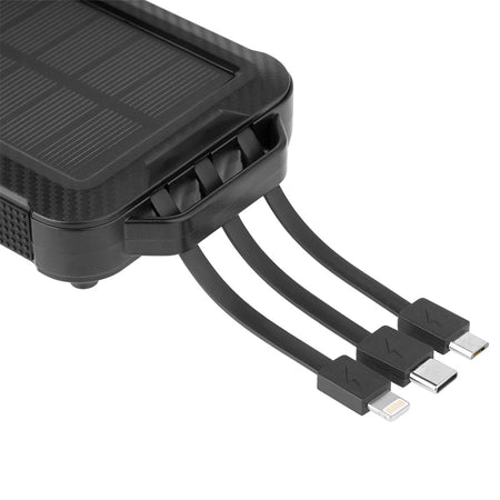 Baterie externă solară cu încărcare fără fir de 10000 mAh Kruger Matz KM0910