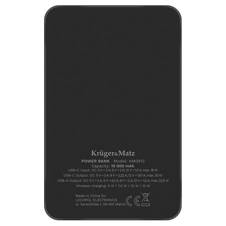Power bank 10000 mAh MagSafe Kruger&Matz KM0912