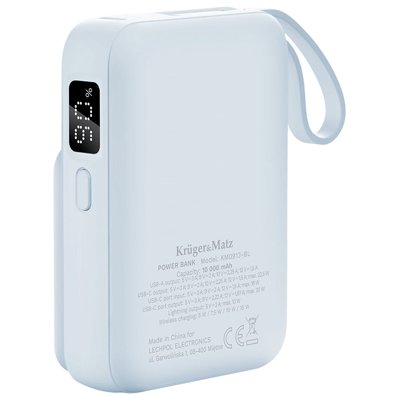 Power bank 10000 mAh MagSafe Kruger&Matz KM0913-BL