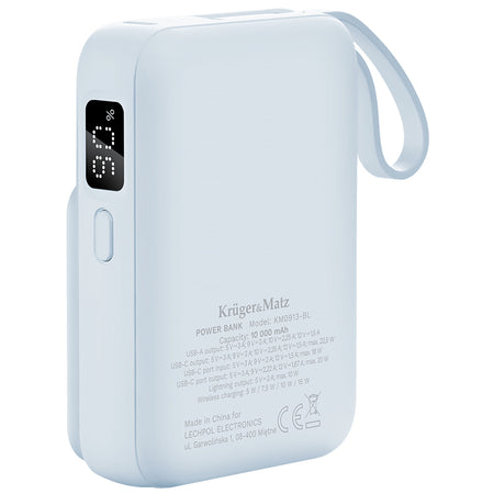 Power bank 10000 mAh MagSafe Kruger&Matz KM0913-BL