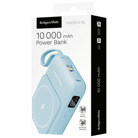 Power bank 10000 mAh MagSafe Kruger&Matz KM0913-BL