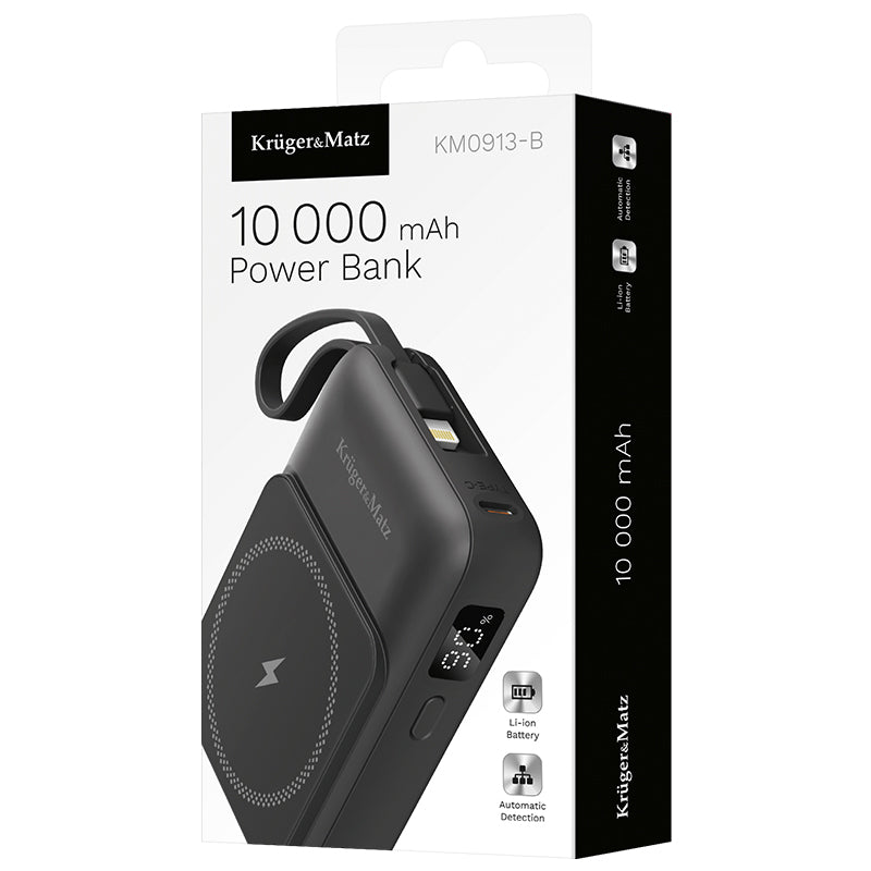 Power bank 10000 mAh MagSafe Kruger&Matz KM0913-B